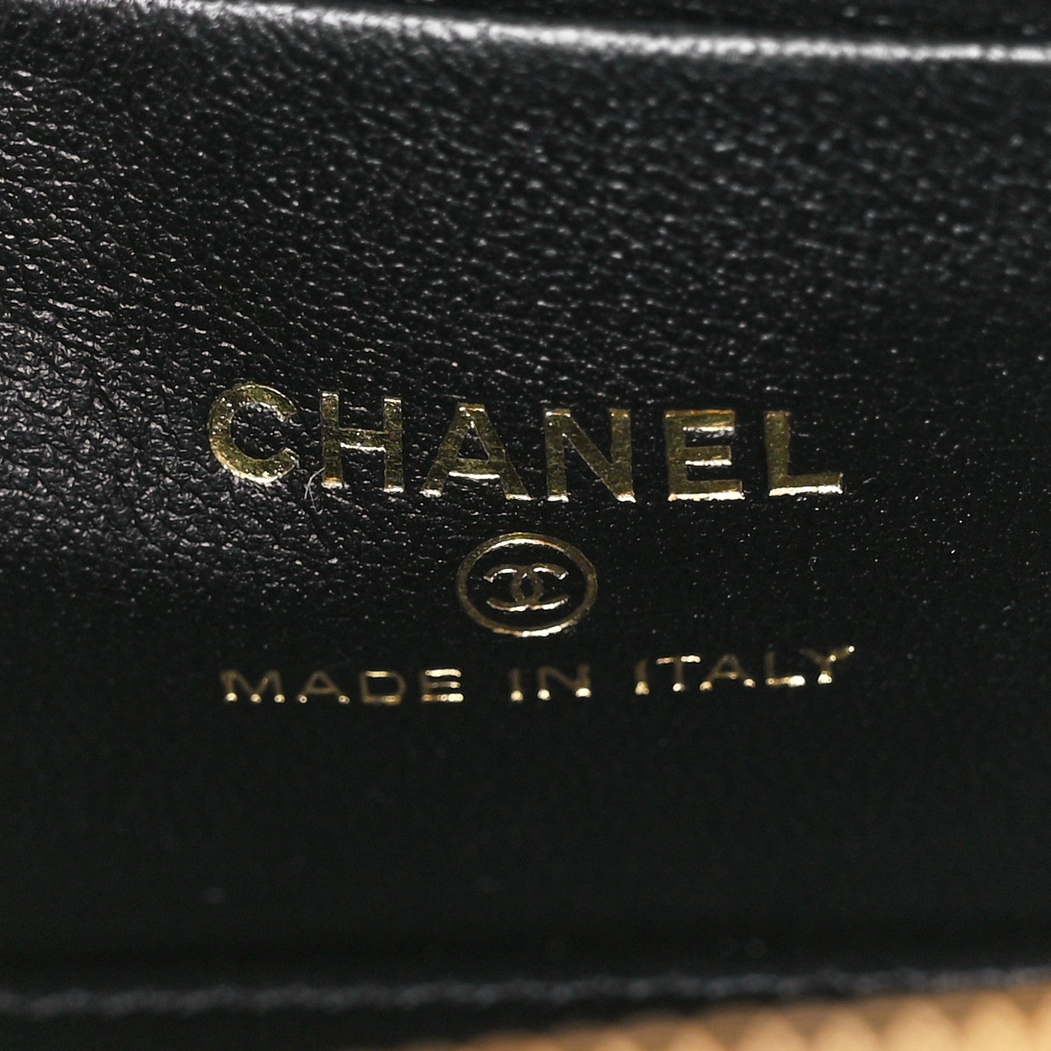 Chanel Lambskin Enamel Pearl Quilted Small Charm Me Vanity Case With Chain Black 6 of 12