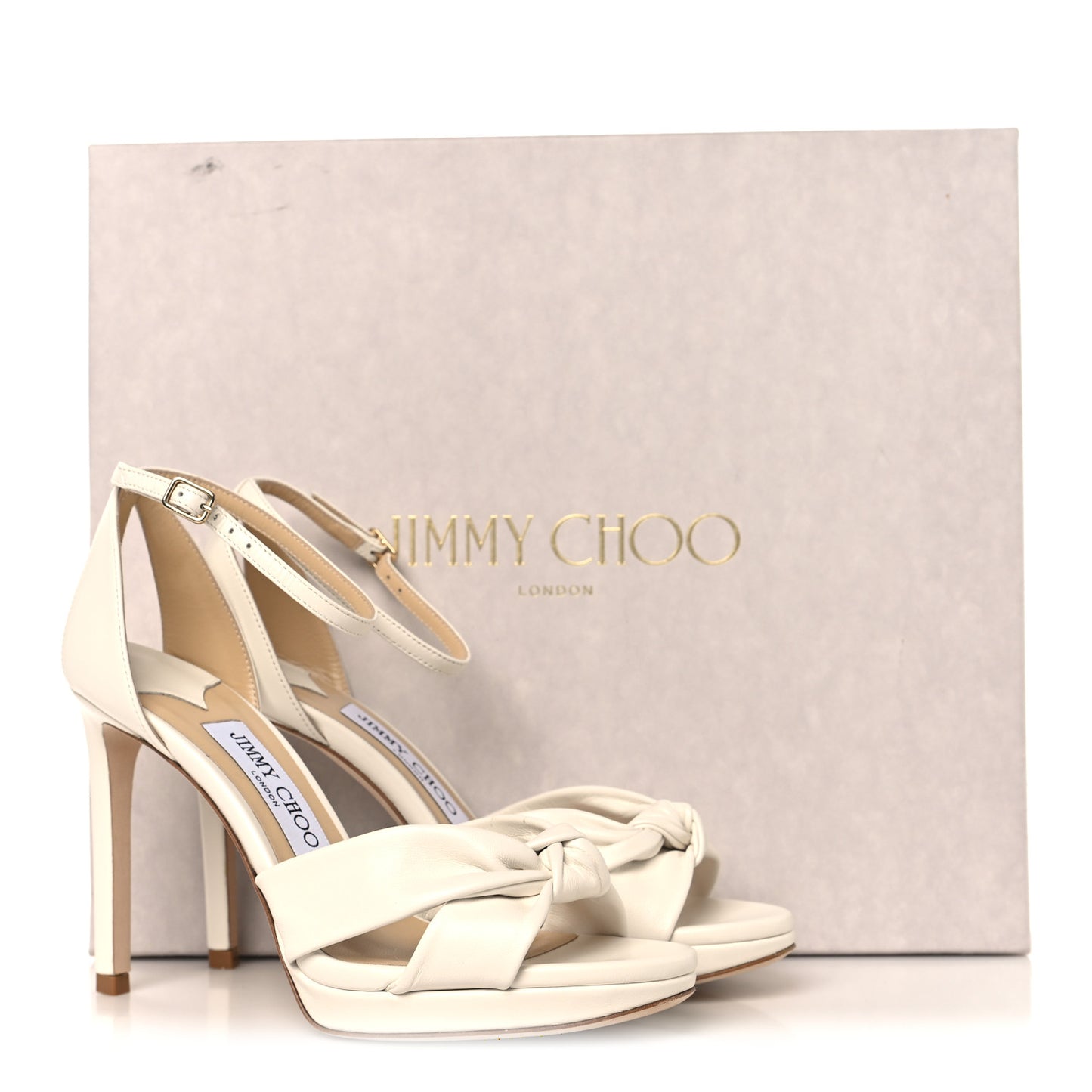 Nappa Rosie 100 Sandals 36.5 Milk