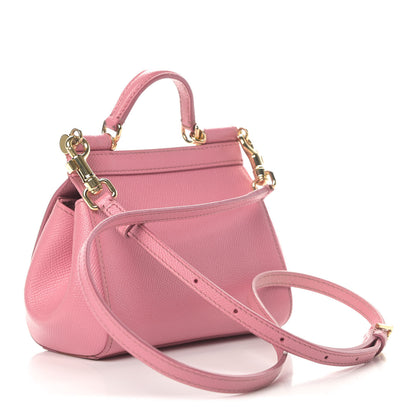 Dolce & Gabbana Dauphine Mini Miss Sicily Satchel Pink 2 of 5