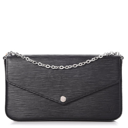 Louis Vuitton Epi Pochette Felicie Black 1 of 12