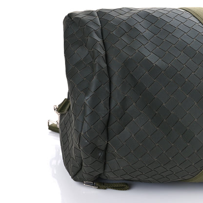 Bottega Veneta Intrecciato Rubber Canvas Duffle Bag Camping 8 of 9