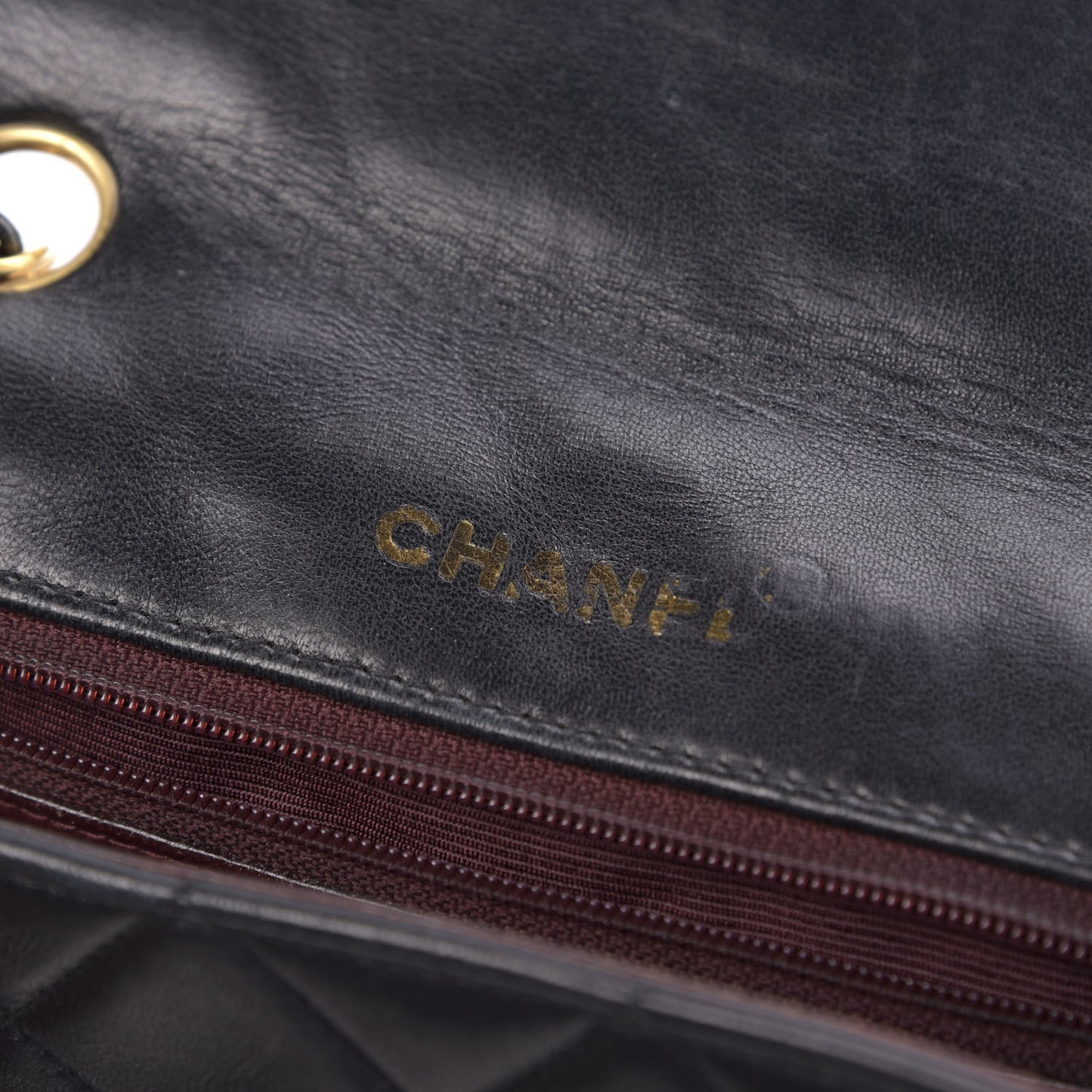 Lambskin Quilted Small Single Flap Black