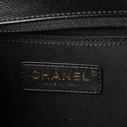 Chanel Caviar Quilted New Medium Boy Flap Black 6 of 9