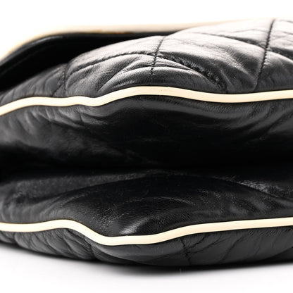 Chanel Lambskin East West Mademoiselle Flap Black 9 of 11