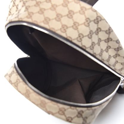 Gucci Monogram Travel Backpack Dark Brown 5 of 9