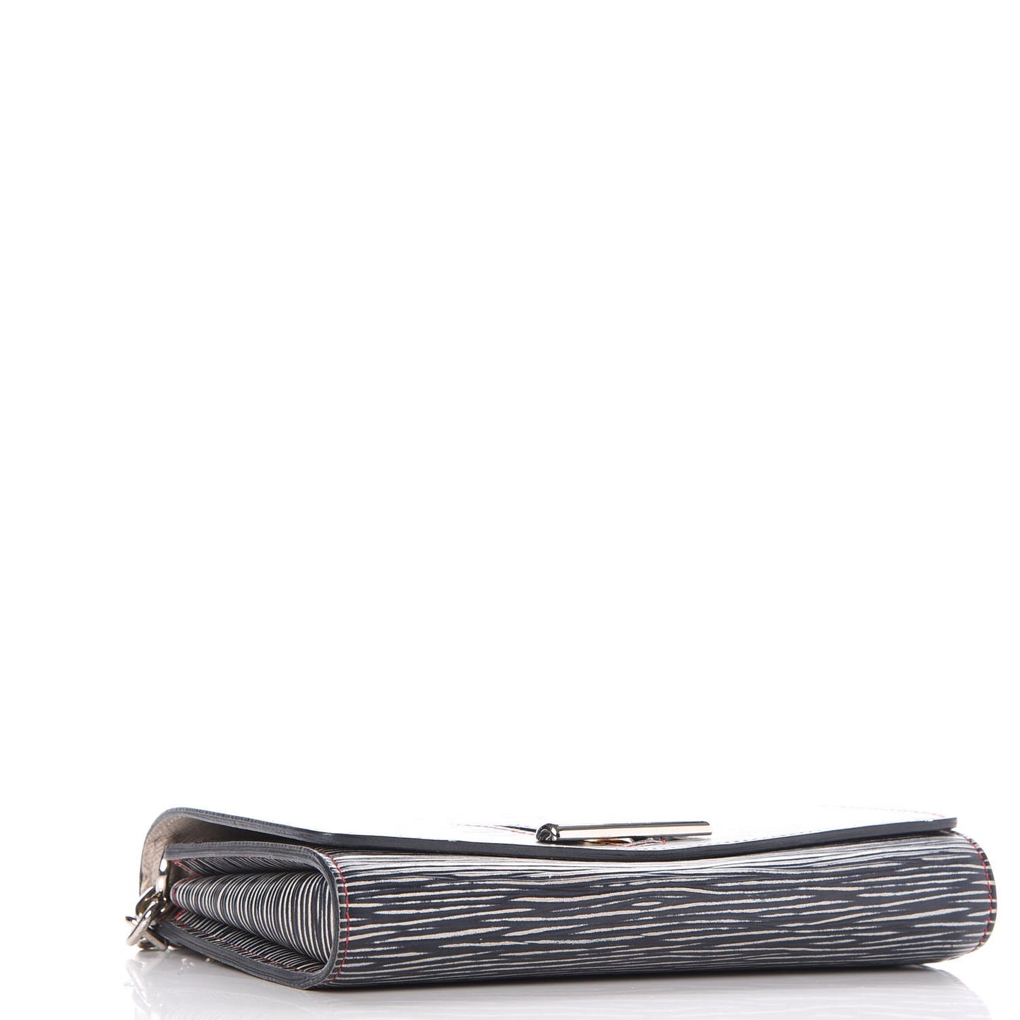 Epi Twist Chain Wallet Denim Dark