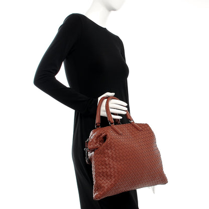 Bottega Veneta Nappa Intrecciato Medium Convertible Bag Russet 2 of 10