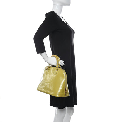 Louis Vuitton Vernis Alma PM Citrine 2 of 9