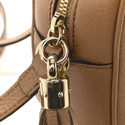 Gucci Pebbled Calfskin Small Soho Disco Bag Camelia 11 of 11