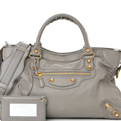 Balenciaga Agneau Giant 12 Gold Hardware City Gris Pyrite 8 of 10
