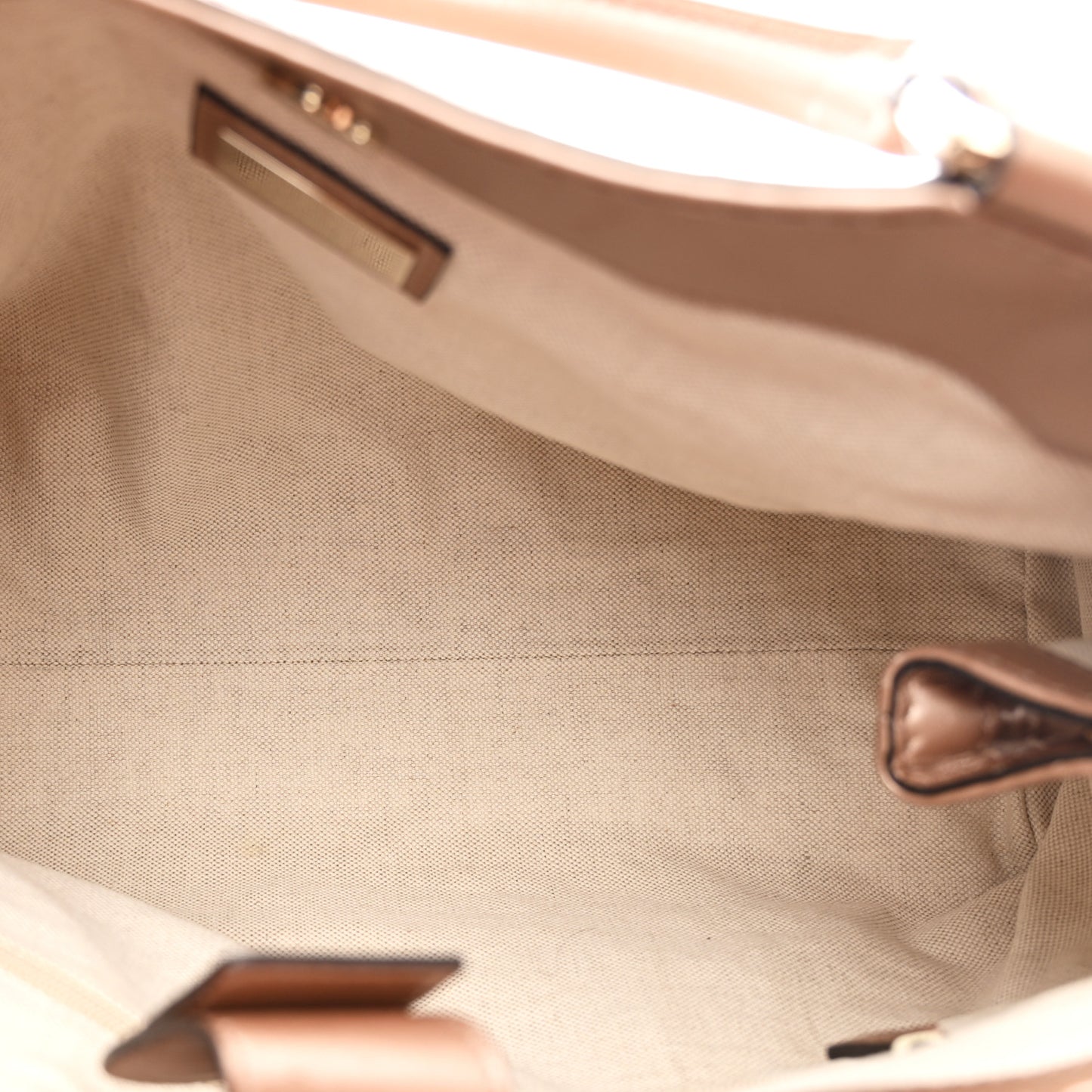 Metallic Guccissima Medium Sukey Tote Dusty Rose