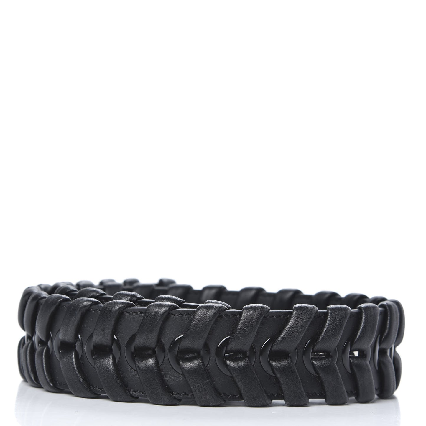Vitello Dolce Shiny Nappa Lace Up Strap You Black