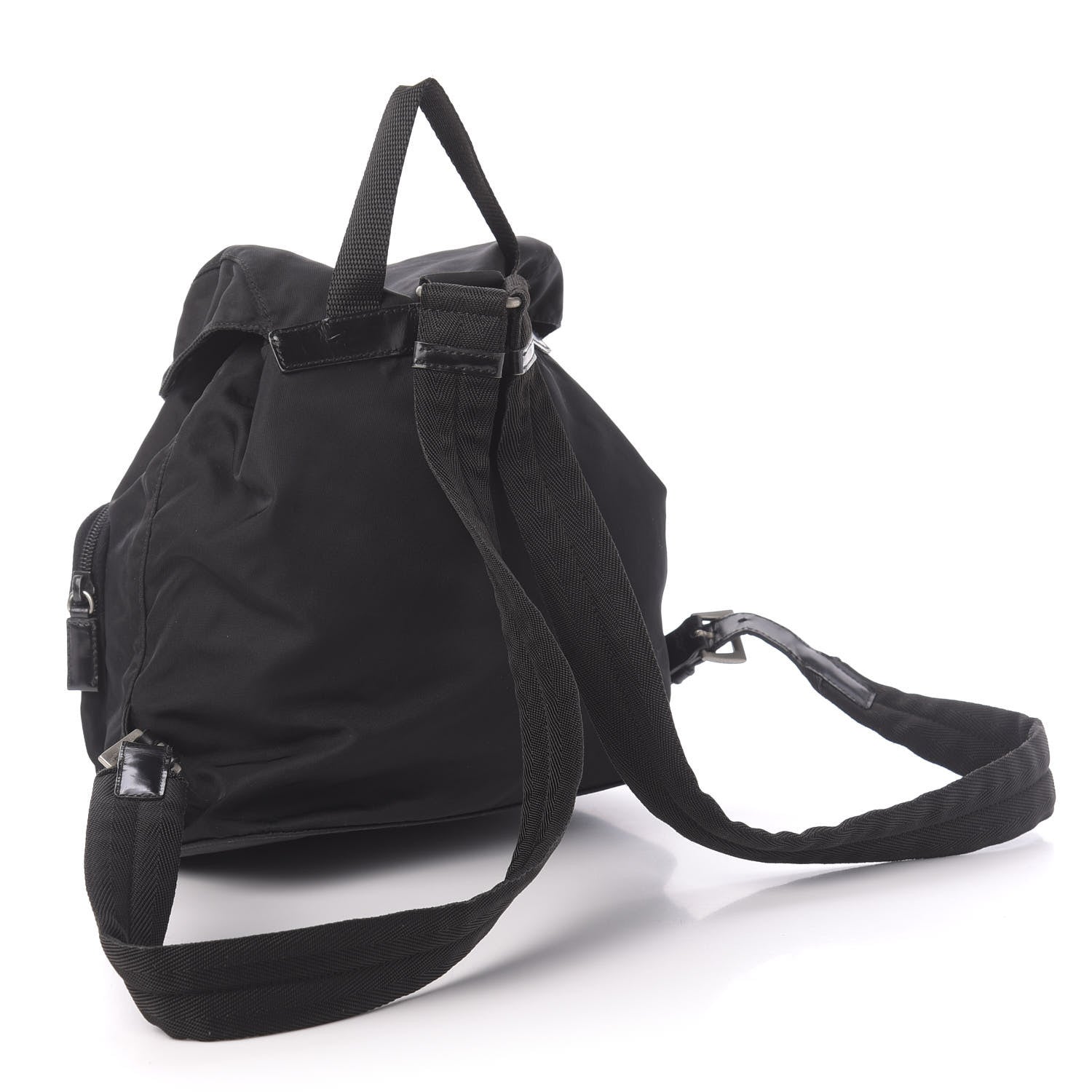 Prada Tessuto Nylon Small Backpack Black 2 of 8