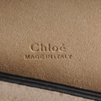 Chloe Suede Calfskin Medium Faye Shoulder Bag Carbon Grey 7 of 7
