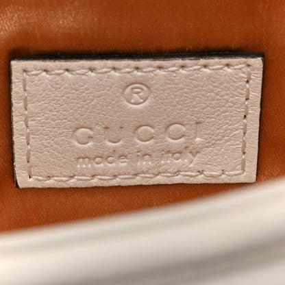 Gucci Nappa Vertical Matelasse Small Maxi Horsebit Chain Shoulder Bag Great White 6 of 13