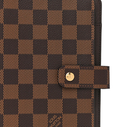 Louis Vuitton Damier Ebene Medium Ring Agenda Cover 7 of 11