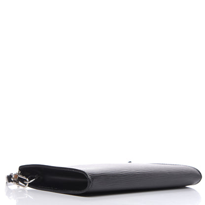 Louis Vuitton Epi Pochette Accessories 24 Black 4 of 7