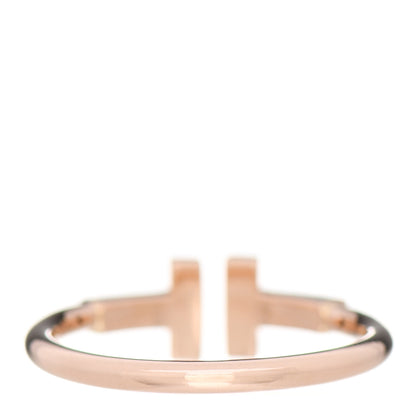 Tiffany 18K Rose Gold T Wire Ring 53 6.5 3 of 5