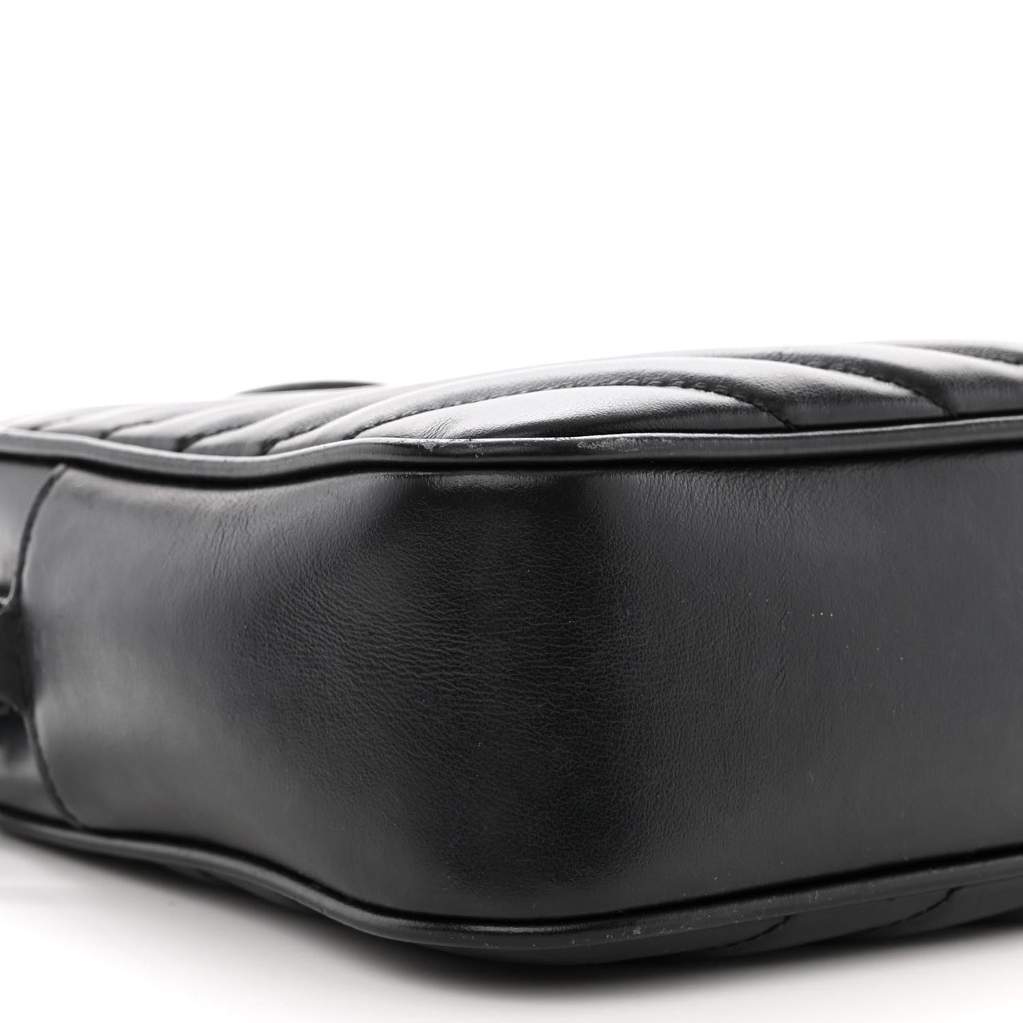 Calfskin Matelasse Monogram Monochrome Lou Camera Bag Black