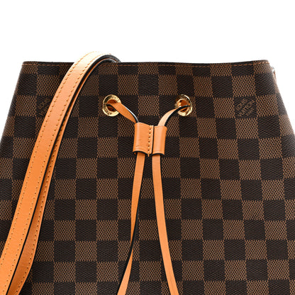 Louis Vuitton Damier Ebene Neonoe MM Safran 8 of 10