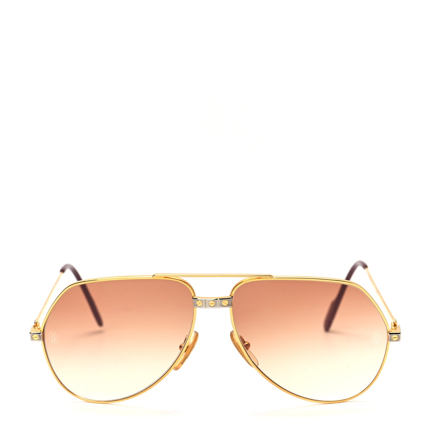 Metal Gold Plated Aviator Sunglasses Gold