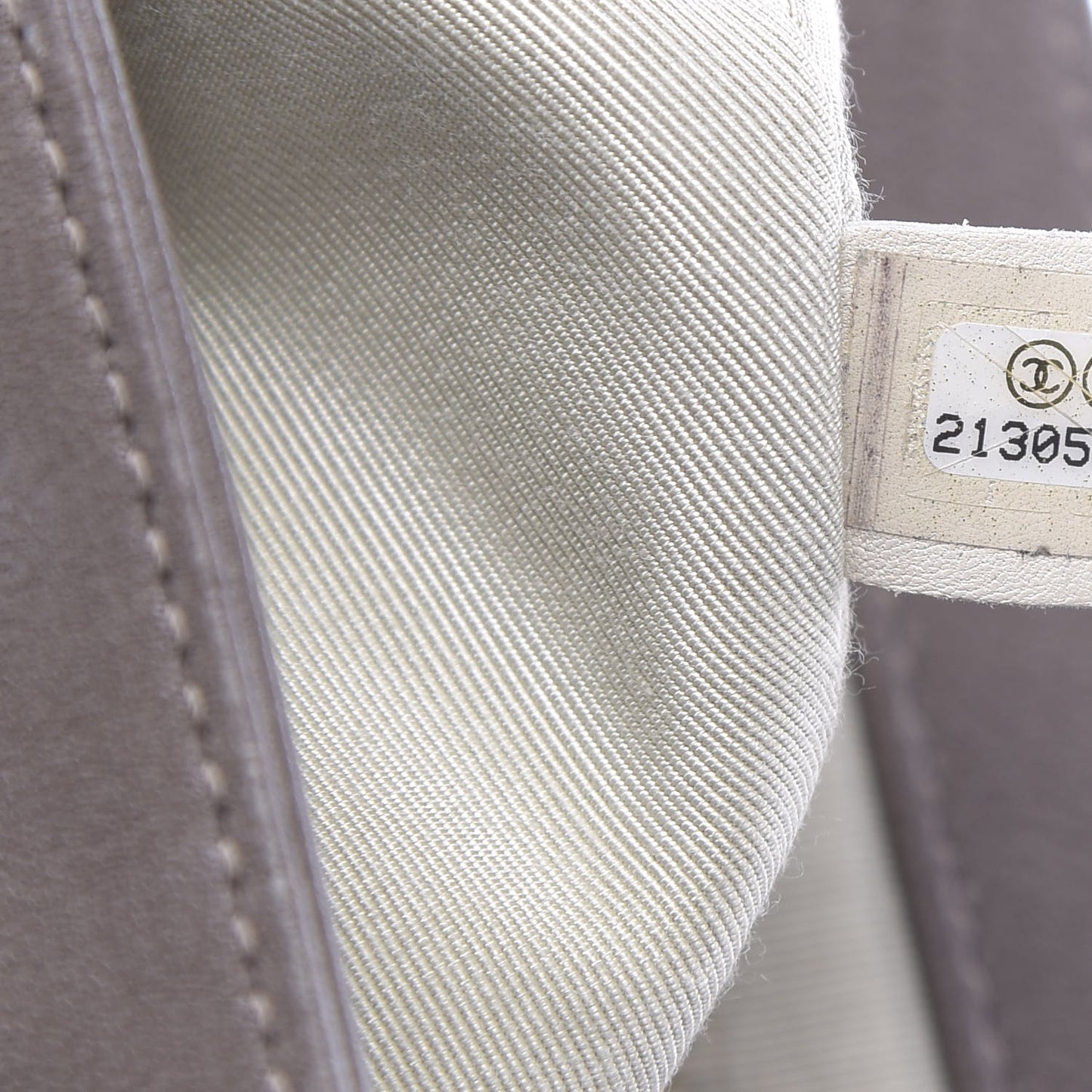 Washed Lambskin Quilted Medium Chain Around Flap Taupe