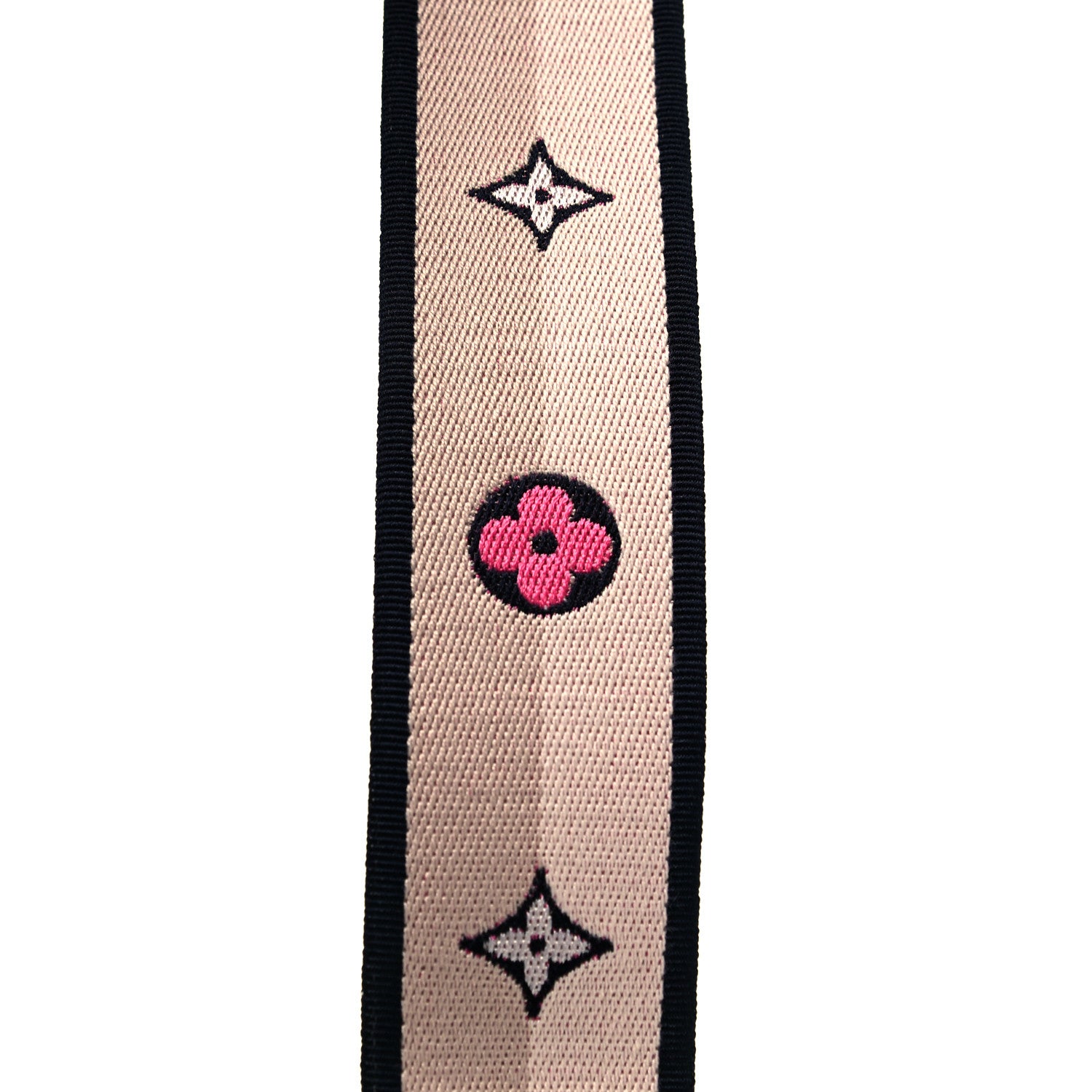 Louis Vuitton Jacquard Speedy Bandouliere 20 Shoulder Strap Black 3 of 4