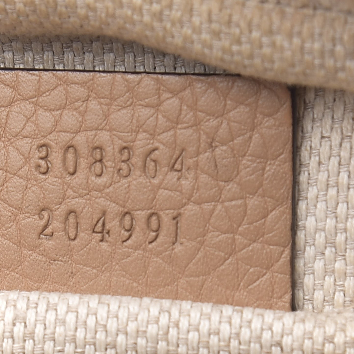 Pebbled Calfskin Small Soho Disco Bag Rose Beige