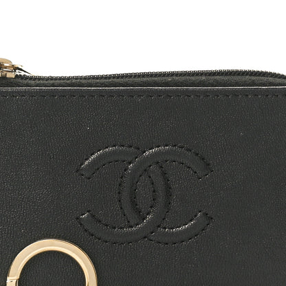 Chanel Caviar Timeless CC Coin Purse Case Black 8 of 9