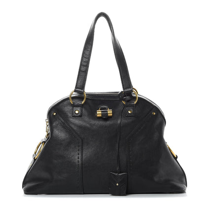 Saint Laurent Calfskin Large Muse Black 1 of 19