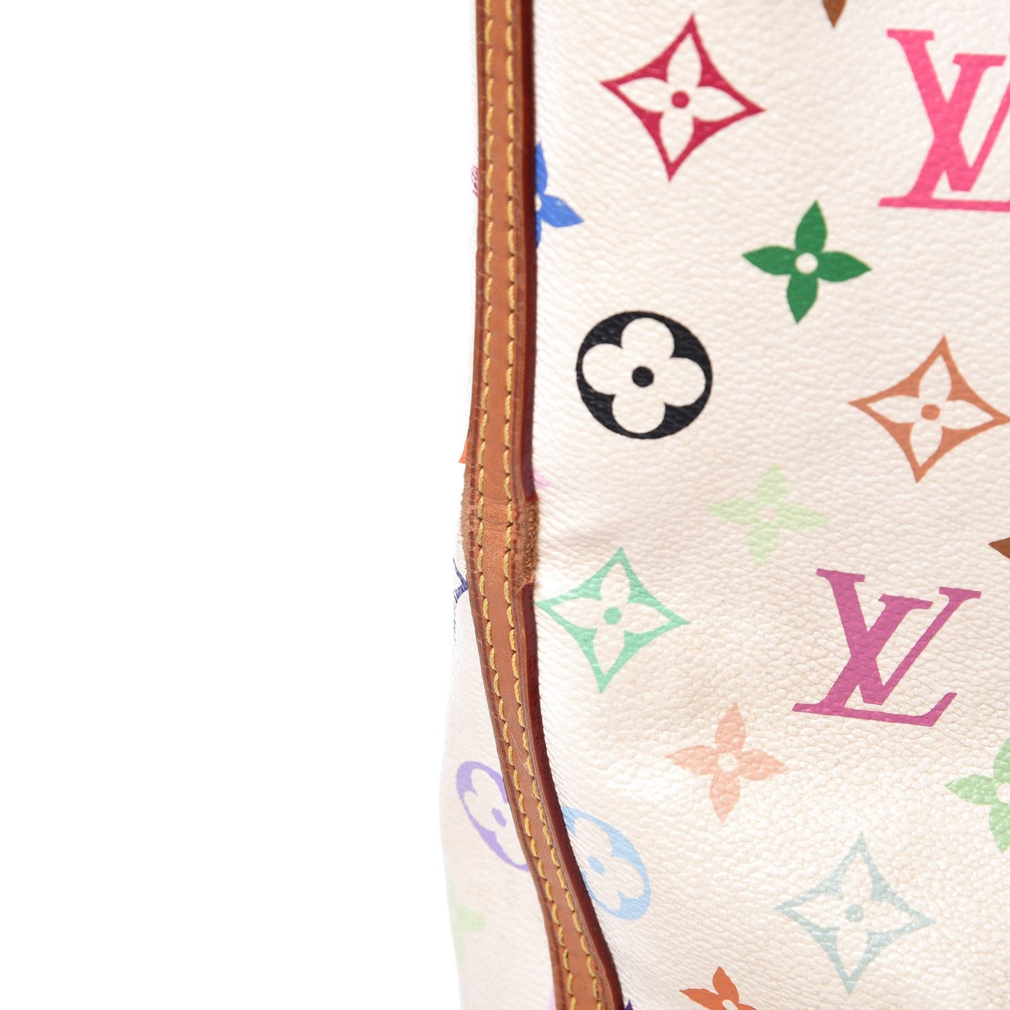 Monogram Multicolor Sharleen GM White