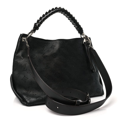 Louis Vuitton Mahina Beaubourg Hobo MM Black 3 of 10