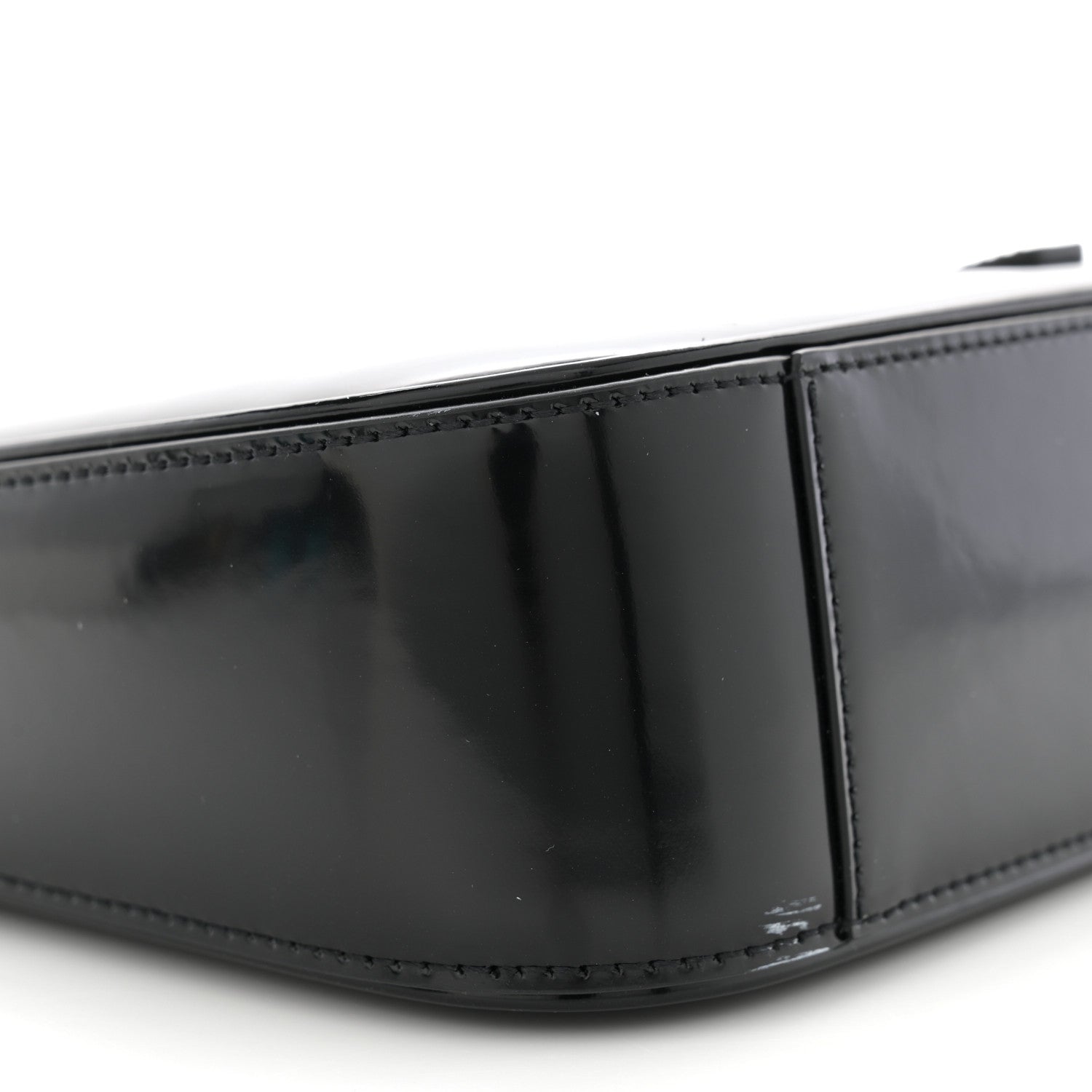 Saint Laurent Patent Le 5 A 7 Monochrome Hobo Black 8 of 11