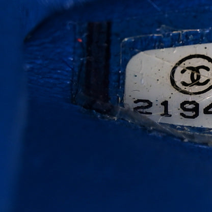 Chanel Lambskin Quilted Maxi Double Flap Blue 6 of 15