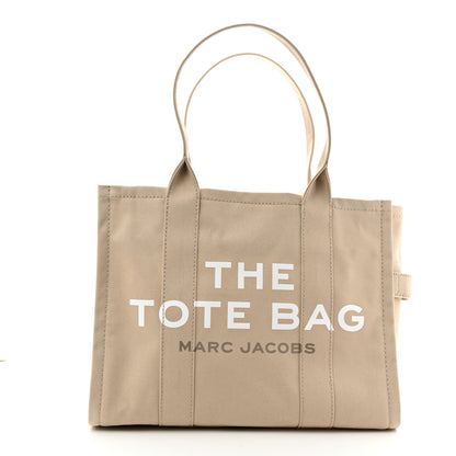 Marc Jacobs Cotton Canvas Large The Tote Bag Beige 1 of 12