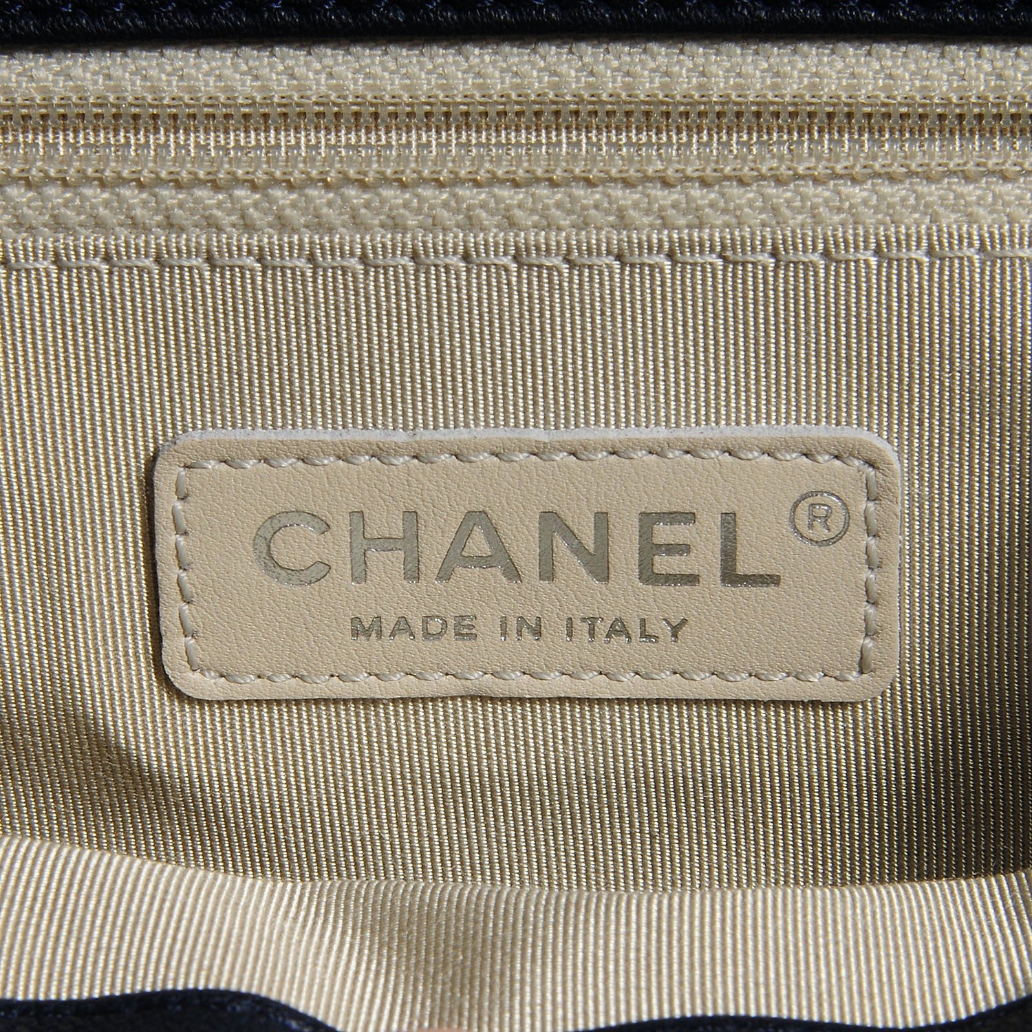 Chanel Washed Lambskin Mini Chain Around Messenger Dark Navy Blue 7 of 8