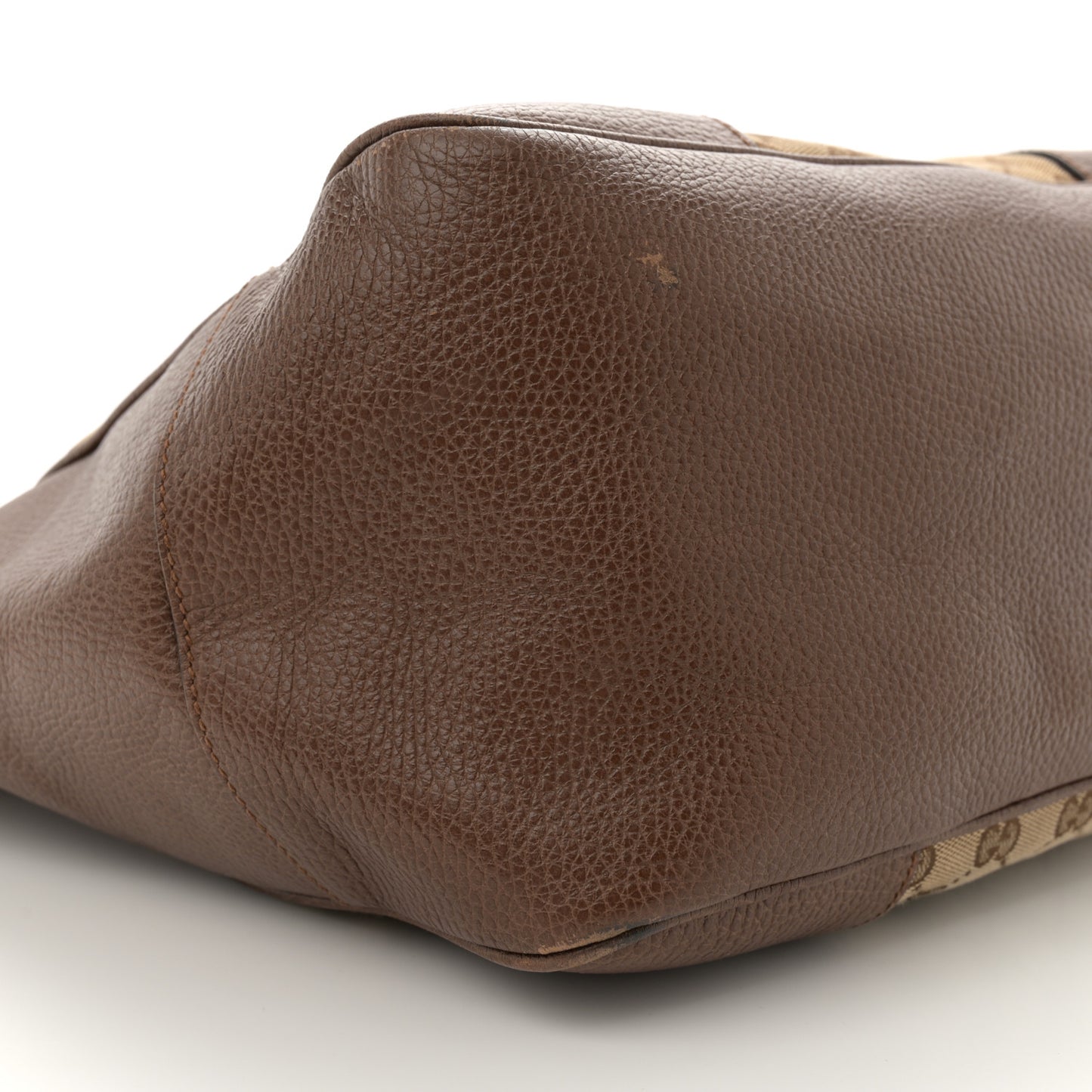 Monogram Medium Bree Zippered Tote Beige Tabacco