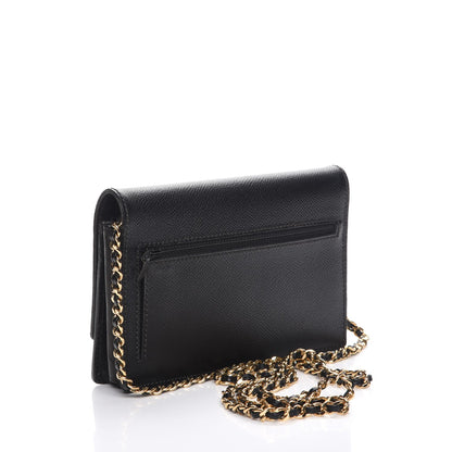 Chanel Caviar Wallet On Chain WOC Black 3 of 9
