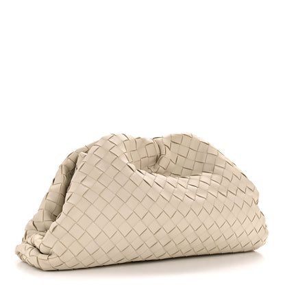 Bottega Veneta Nappa Maxi Intrecciato The Pouch Oversized Clutch Plaster 3 of 12