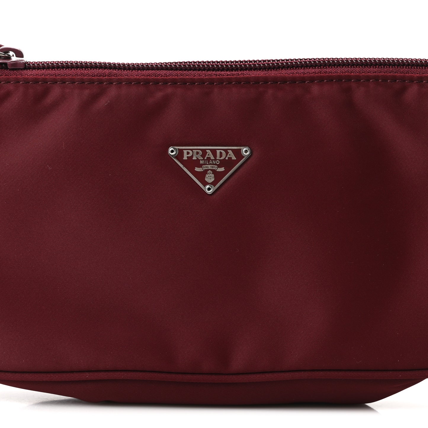 Tessuto Nylon Sport Pochette Bag Porpora