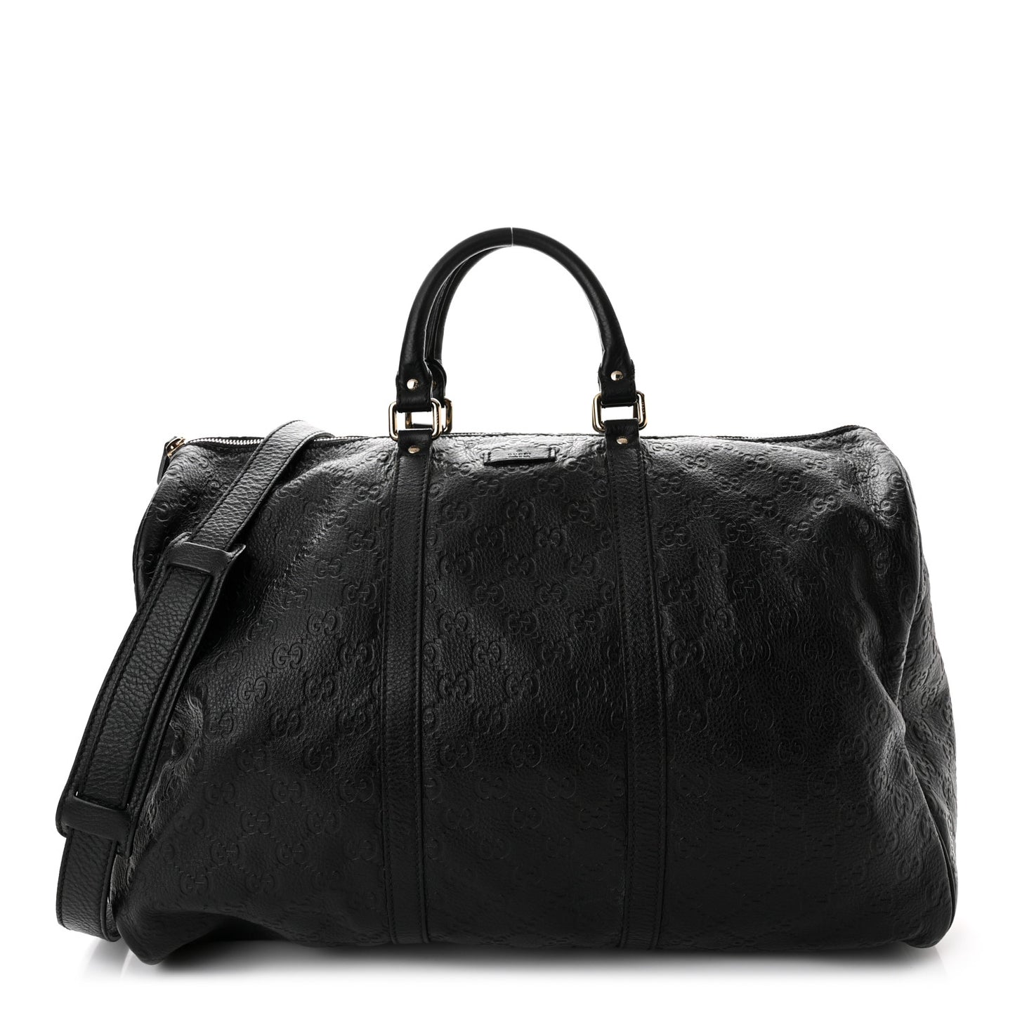 Guccissima Medium Carry On Duffle Black