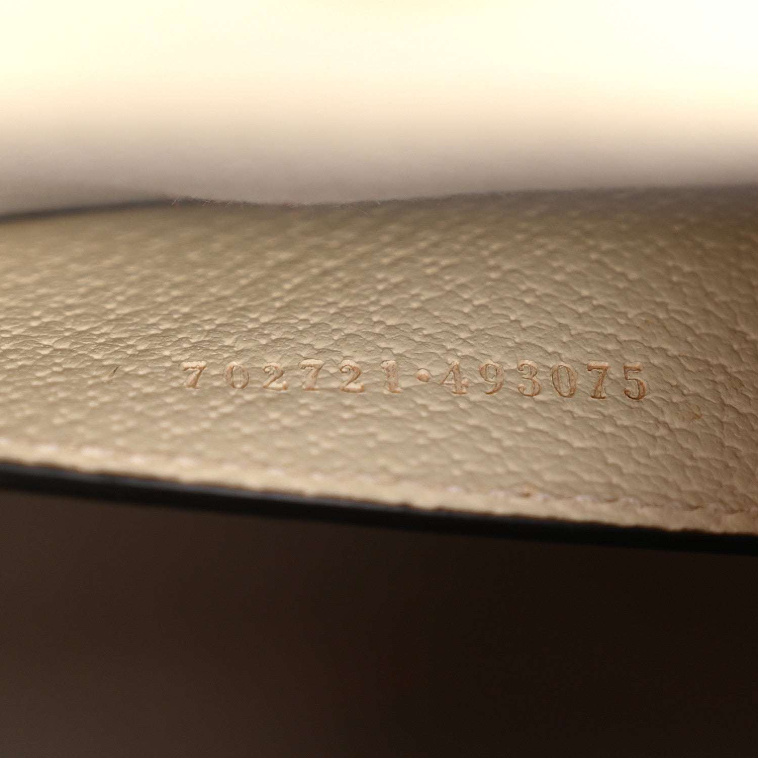 Gucci Monogram Jumbo GG Textured Dollar Calfskin Web Small Diana Tote Bag Mystic White 7 of 11