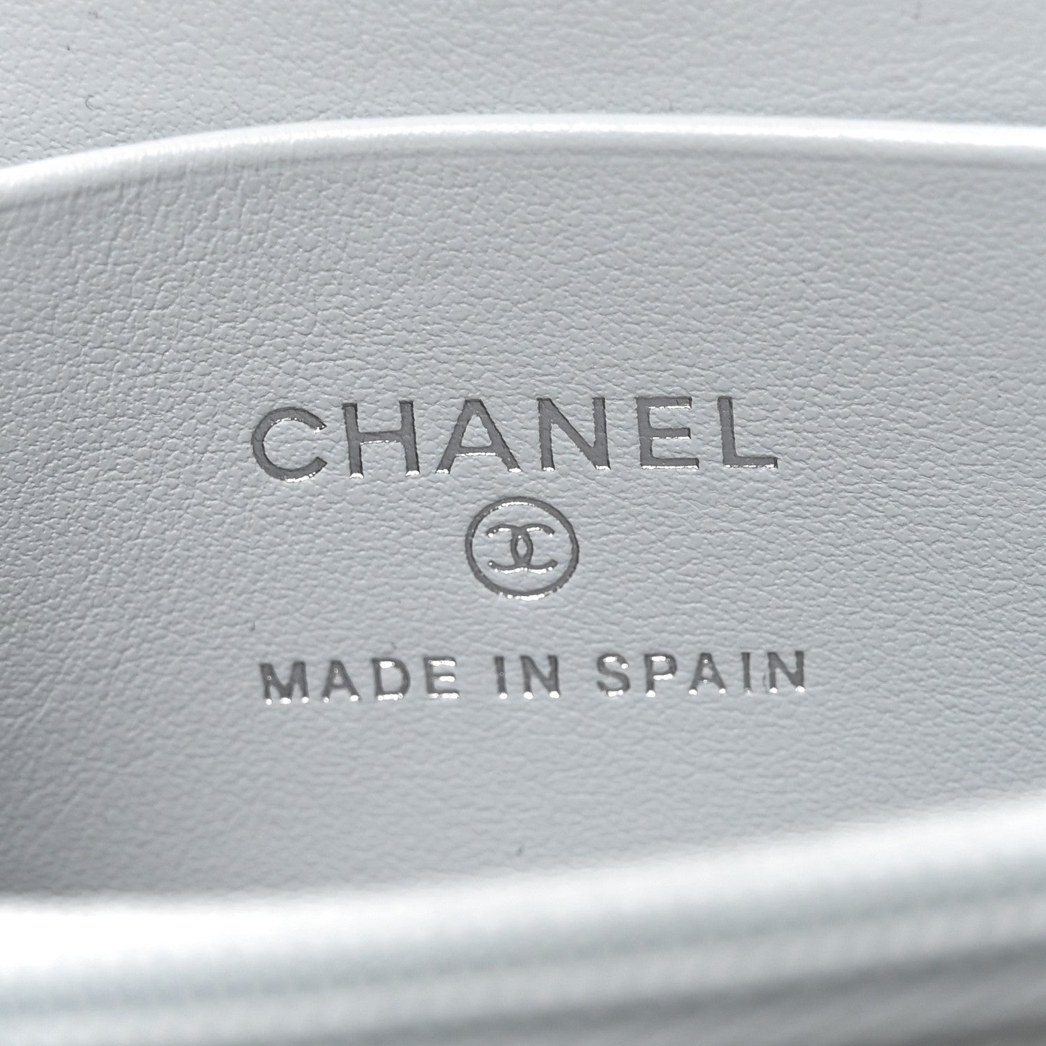 Chanel Caviar Quilted Crystal Star Zip Coin Purse Light Blue 6 of 7