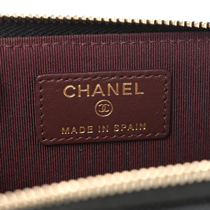 Chanel Caviar Quilted Zipped Key Holder Case Black 6 of 7