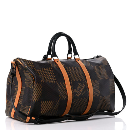 Louis Vuitton x Nigo Giant Damier Ebene Monogram Keepall Bandouliere 50 2 of 8