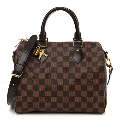 Louis Vuitton Damier Ebene Speedy Bandouliere 25 1 of 10