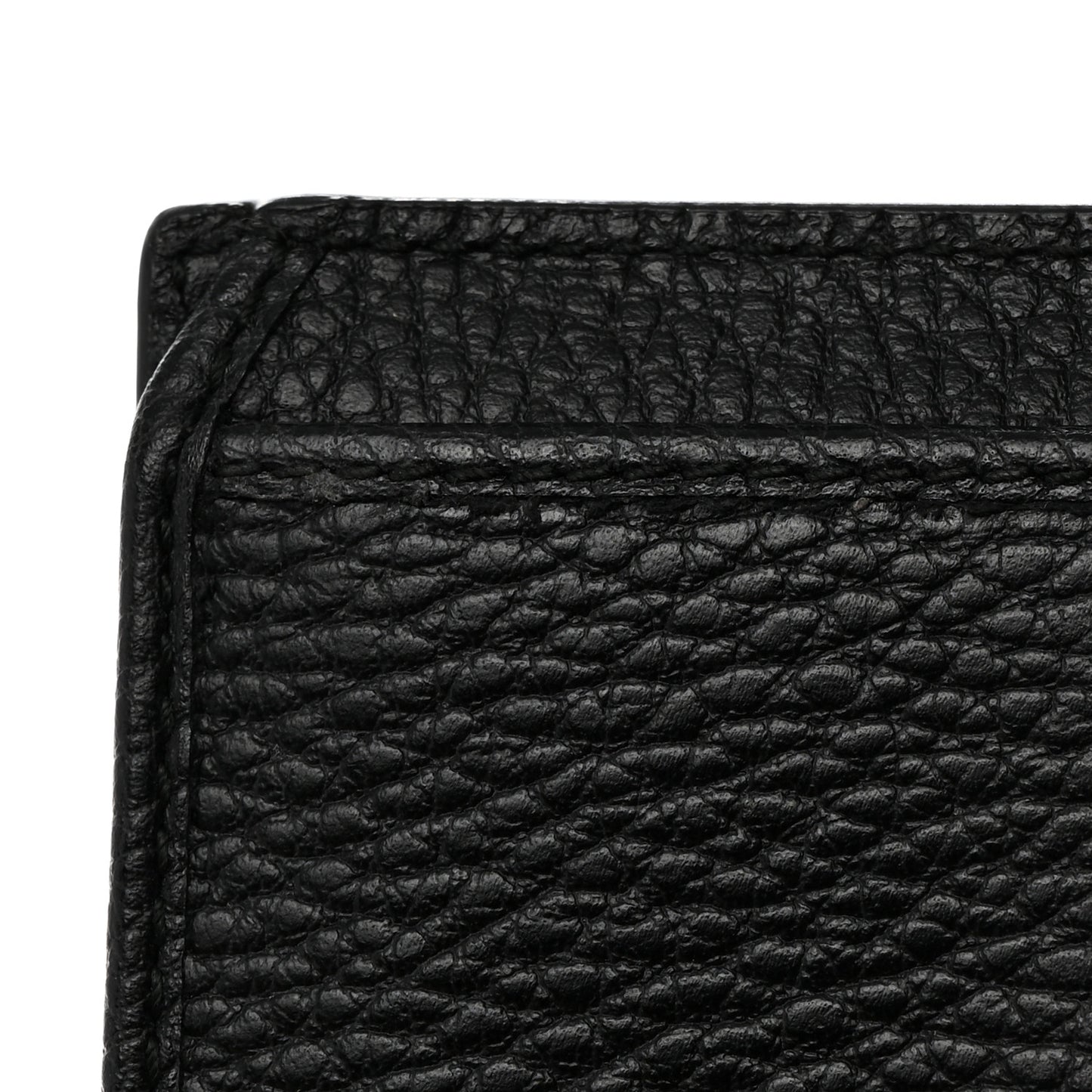 Dollar Calfskin Interlocking G Wallet Black