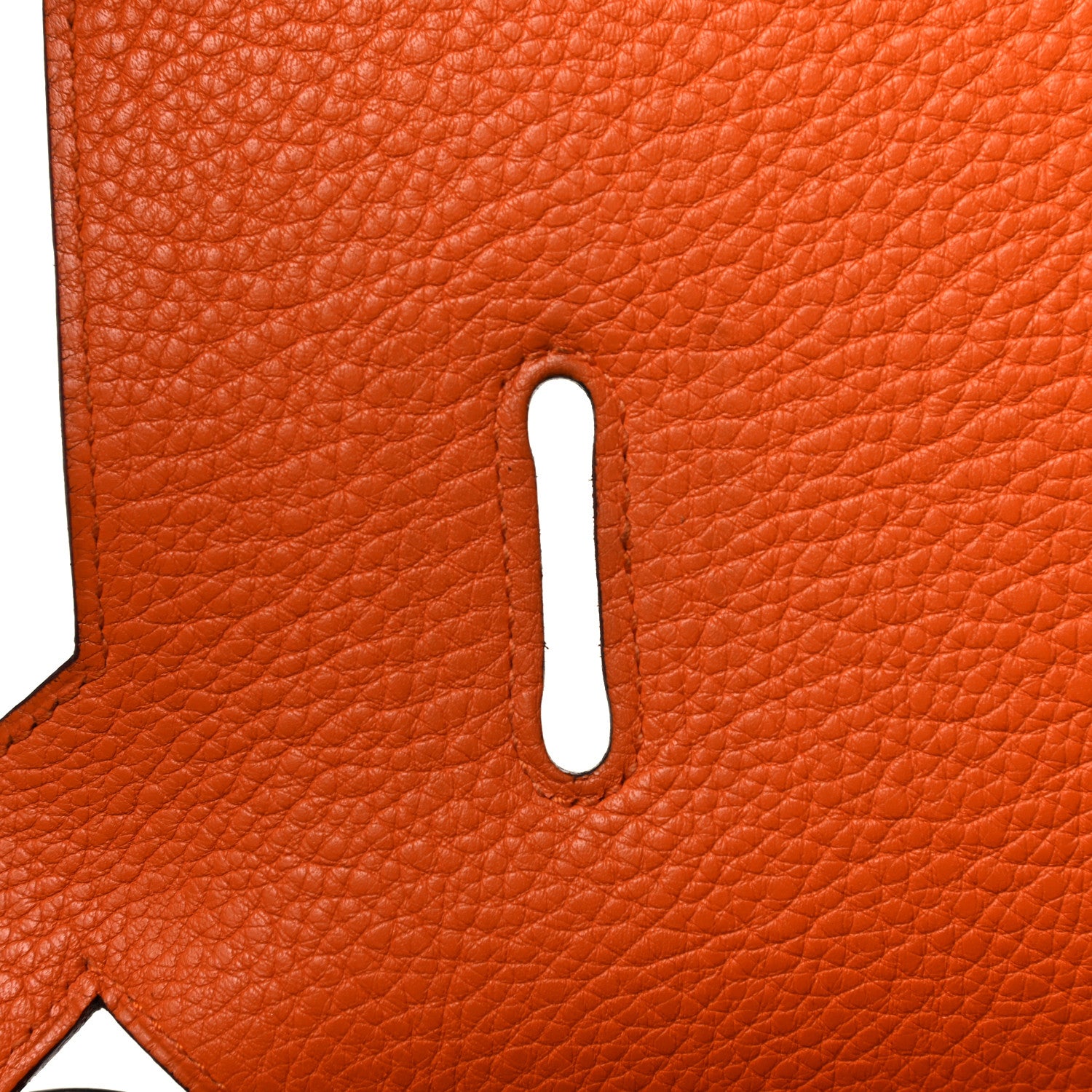 Hermes Taurillon Clemence Jypsiere 34 Orange 20 of 37