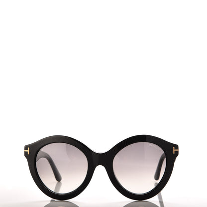 Tom Ford Chiara Round Sunglasses TF359 Black 2 of 7