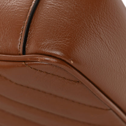 Gucci Azalea Calfskin Matelasse Diagonal Mini GG Marmont Shoulder Bag Cuir 13 of 18